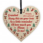 Christmas Gifts For Grandad Wood Bauble Decoration Gifts