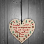 Christmas Gifts For Grandad Wood Bauble Decoration Gifts