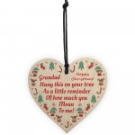 Christmas Gifts For Grandad Wood Bauble Decoration Gifts