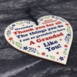 Grandad Thank You Christmas Gifts For Grandparents Wood Bauble