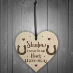 Memorial Bauble For Horse Heart Personalised Christmas Decor