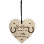 Memorial Bauble For Horse Heart Personalised Christmas Decor