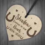 Memorial Bauble For Horse Heart Personalised Christmas Decor