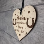 Memorial Bauble For Horse Heart Personalised Christmas Decor