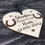 Memorial Bauble For Horse Heart Personalised Christmas Decor