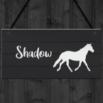 Horse Stable Sign Personalised Hanging Door Sign Horse Sign