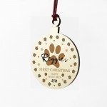 Dog Puppy 1st Christmas Decoration Personalised Dog Lover Gift