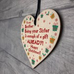 Funny Brother Gift From Sister Novelty Christmas Brother Gift