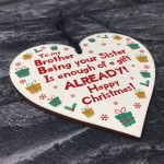 Funny Brother Gift From Sister Novelty Christmas Brother Gift