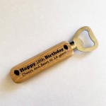 Personalised 18th 21st 30th Birhday Gift For Men Bottle Opener