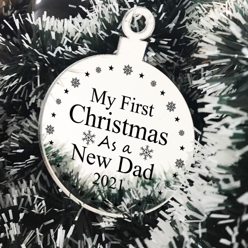 My First Christmas As A New Dad Personalised New Dad Gift