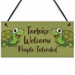 Funny Tortoise Sign For Home Turtle Sign Pet Gift Hanging Sign