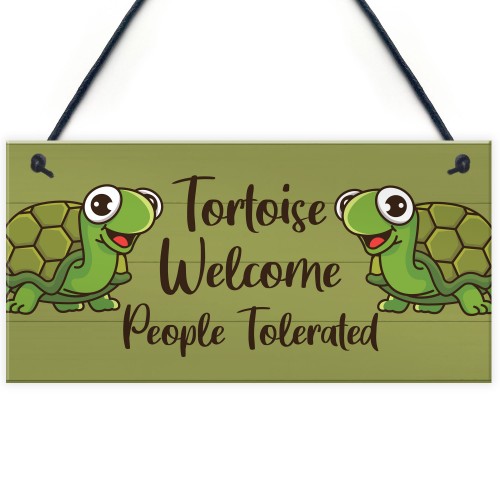 Funny Tortoise Sign For Home Turtle Sign Pet Gift Hanging Sign