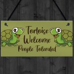Funny Tortoise Sign For Home Turtle Sign Pet Gift Hanging Sign