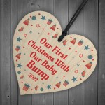Our First Christmas With Bump Bauble New Baby Gift