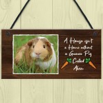 Personalised Photo Guinea Pig Sign Home Decor Guinea Pig Lover