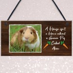 Personalised Photo Guinea Pig Sign Home Decor Guinea Pig Lover