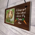 Personalised Photo Guinea Pig Sign Home Decor Guinea Pig Lover