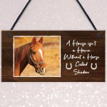 Personalised Photo Horse Sign Home Decor Horse Lover Gift