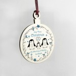 Personalised Family 1st Christmas Tree Bauble New Mummy Daddy