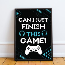 Gaming Black Framed Posters Prints For Boys Bedroom Gamer