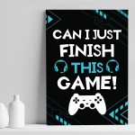 Gaming Black Framed Posters Prints For Boys Bedroom Gamer