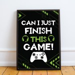 Gaming Black Framed Prints Posters For Boys Bedroom Gamer Xbox