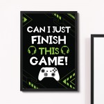 Gaming Black Framed Prints Posters For Boys Bedroom Gamer Xbox