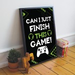 Gaming Black Framed Prints Posters For Boys Bedroom Gamer Xbox