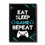 Gaming Framed Prints Playstation Inspired Christmas Birthday