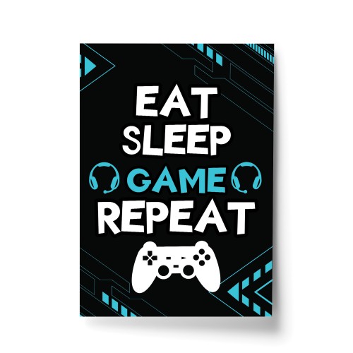 Gaming Novelty Prints Playstation Inspired Christmas Birthday 
