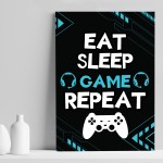 Gaming Novelty Prints Playstation Inspired Christmas Birthday 
