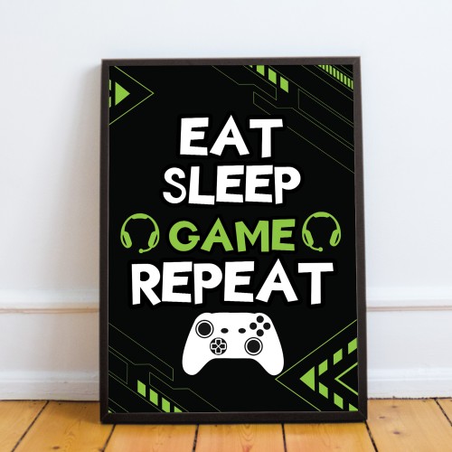 Gaming Novelty Framed Prints Xbox Inspired Gifts For Gamer