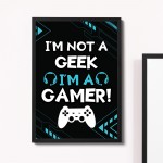 Gaming Framed Print Posters Boys Bedroom Playstation Inspired