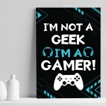 Gaming Print Posters Boys Bedroom Playstation Inspired Gifts