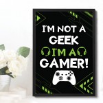 Gaming Framed Prints Boys Bedroom Posters Xbox Inspired Gamer