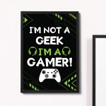 Gaming Framed Prints Boys Bedroom Posters Xbox Inspired Gamer