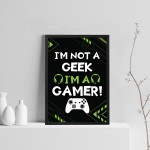 Gaming Framed Prints Boys Bedroom Posters Xbox Inspired Gamer