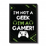 Gaming Framed Prints Boys Bedroom Posters Xbox Inspired Gamer