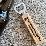 Christmas Gift For Dad Personalised Bottle Opener Dad Gift
