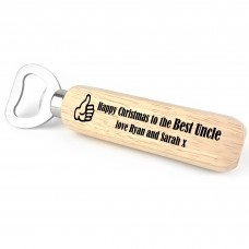 Christmas Gift For Uncle Personalised Bottle Opener Novelty