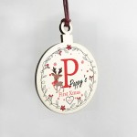 Personalised First Xmas Decoration For Baby Daughter Son