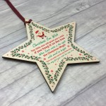 Christmas Eve Wish Wood Star Christmas Eve Box Stocking Filler 