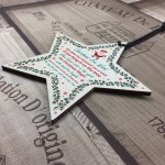 Christmas Eve Wish Wood Star Christmas Eve Box Stocking Filler 