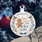 Teacher Gift For Christmas Gingerbread Design Thank You Gift