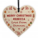 Merry Christmas Gift Personalised Decoration Friendship Gift