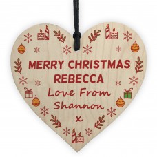 Merry Christmas Gift Personalised Decoration Friendship Gift