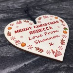 Merry Christmas Gift Personalised Decoration Friendship Gift