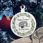 Caravan Christmas Bauble Hanging Decoration Caravan Lover Gift