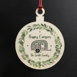 Caravan Christmas Bauble Hanging Decoration Caravan Lover Gift